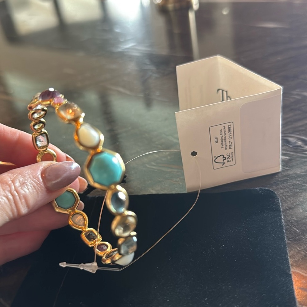 Ippolita Gold Rock Candy Gelato Bangle Multi size 1